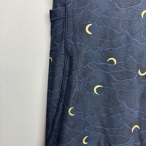 NWT - Zyia Gold Moon Navy Terrace Pocket Drawstring Leggings Luxe (7/8) Size 6-8 - Picture 5 of 9